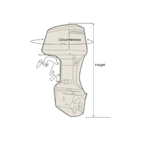 Oceansouth Universal Full Outboard Cover