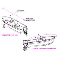 Oceansouth Centre Console Boat Storage & Towing Cover