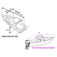 Oceansouth Jumbo Boat Storage & Slow Towing Cover