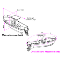 Oceansouth T-Top Boat Storage & Slow Towing Cover