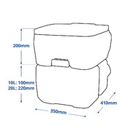 Portable Camping or Fishing Toilets