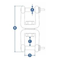 Jaw & Jaw Swivel - Stainless Steel