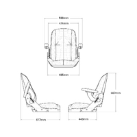 Shockwave Commander Mid-Back Seat Onyx Black