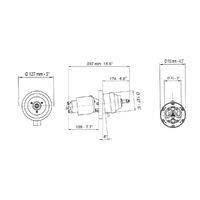 Ultraflex Hydraulic Steering Tilt Mount Helm Pumps