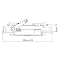 Ultraflex UC130-SVS High Performance SilverSteer Cylinder 350HP
