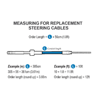 Ultraflex M66 Mechanical Steering Cable