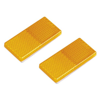 Roadvision Self Adhesive Reflector Amber 65x30mm