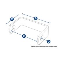 Roller Brackets Galvanised (120mm - 220mm)