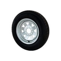 Galvanised Steel Wheel Rim & Tyre