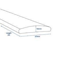 Boat Trailer Skid Heavy Duty 57x16mm x 3m Plain