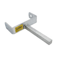 Galvanised Roller Bracket with Single Stem