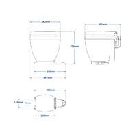 Jabsco Lite Flush Electric Toilets
