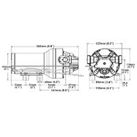 Jabsco HD5 Par-Max 5GPM Freshwater Pumps