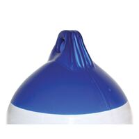 Boat Fenders White with Blue Tops