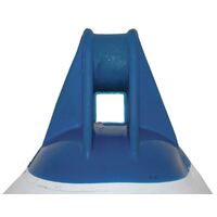 Inflatable Tear Drop Fender Buoy White with Blue Top