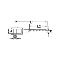 Fork Terminals - Stainless Steel