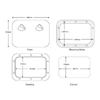 Nuova Rade Deluxe Access Hatch 440x315mm
