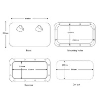 Nuova Rade Deluxe Access Hatch 606x353mm