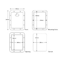Nuova Rade Inspection Hatch with Removable Lid 356x306mm