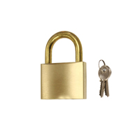 Padlock - Brass with Brass Shackle