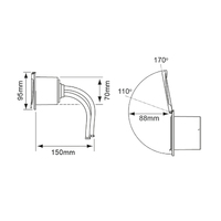 Premium Compact Mixer Tap Sets with 200mm Hoses