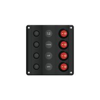 Switch Panels Wave Design with Rocket Switches & Circuit Breakers