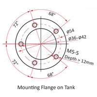 Nuova Rade Waste Tank Level Senders 240-33 Ohm