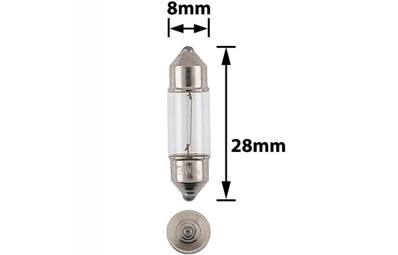 Festoon Bulb 12v 3w 28mm (2pk) Boat Accessories Australia