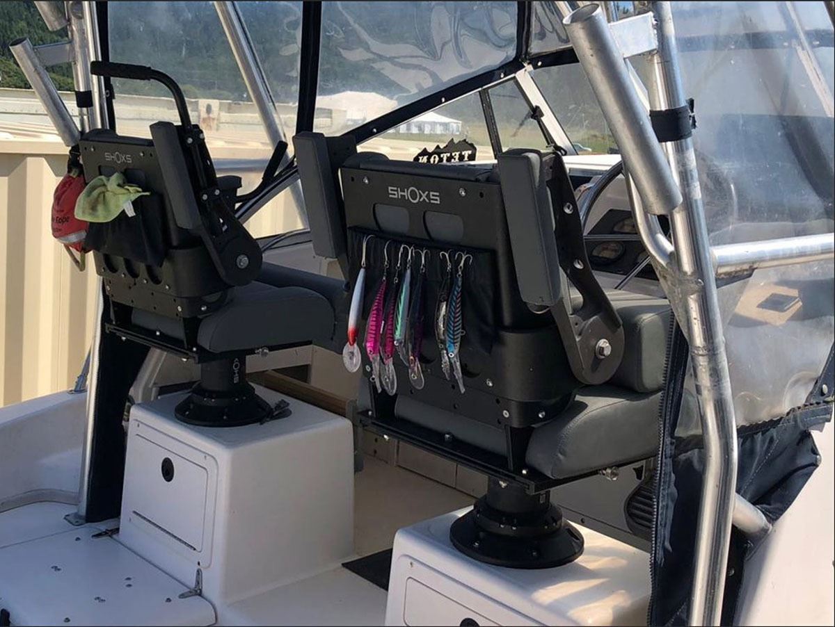 SHOXS X4 Suspension Seat Pedestal with Height Adjustment Boat