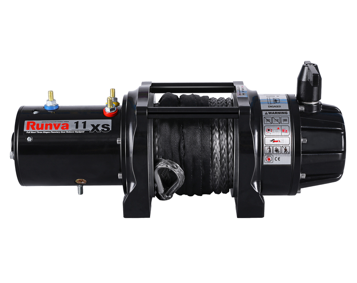 Runva Electric Trailer Winch 11XS with Remote Control & Synthetic Rope