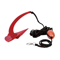 Aluminium NORD Anchor Kit 1kg with Rope, Chain & Bag