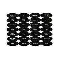 Water Resistant Wave Switch Panel 5 Gang with Cig Socket & LED Indicators