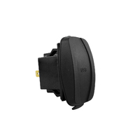 USB Dual USB-A & USB-C Socket Rocker Switch Style 5V 4.8A