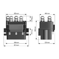 Reversing Solenoid Double Pole 150A 12v