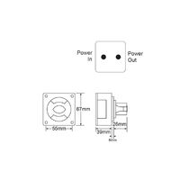 Narva Battery Master Switch Rotary Style