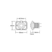 Heavy-Duty Accessory Socket with Dust Proof Cap