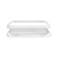 LED Square Interior Lamp with Touch On/Dim/Off Switch