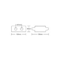 Narva 8-Way Waterproof Junction Box 