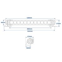 Hella Marine Sea Hawk-470 LED Floodlight with White Housing