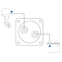 Single Battery Isolator Switch Heavy Duty 