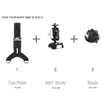 Scanstrut ROKK Mini Tablet Mount Kit with Suction Cup Base