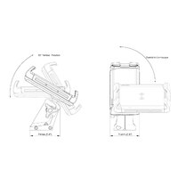 Scanstrut ROKK Qi 10W Wireless Phone Charger Edge