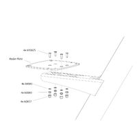 Scanstrut Modular Dual PowerTower Radome Plate 2 for Furuno