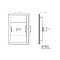 Scanstrut Waterproof Wireless Phone Charger Surface 15W 3-Coil