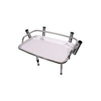 Stainless Steel Bait Board 4x Rod Holders