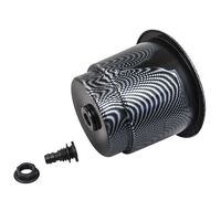 Drink Holder Large Twin Size Carbon Print with Drain