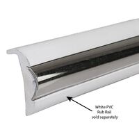 Stainless Insert 19mm to suit 38mm PVC Rigid Gunwale 3.65m Length