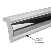 Stainless Insert 25mm to suit 50mm PVC Rigid Gunwale 3.65m Length