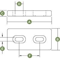 Anode - Zinc Slot Taiwan ZHST 1.5kg