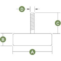 Anode Otter-Board Zinc ZD3 for Fishing Boats
